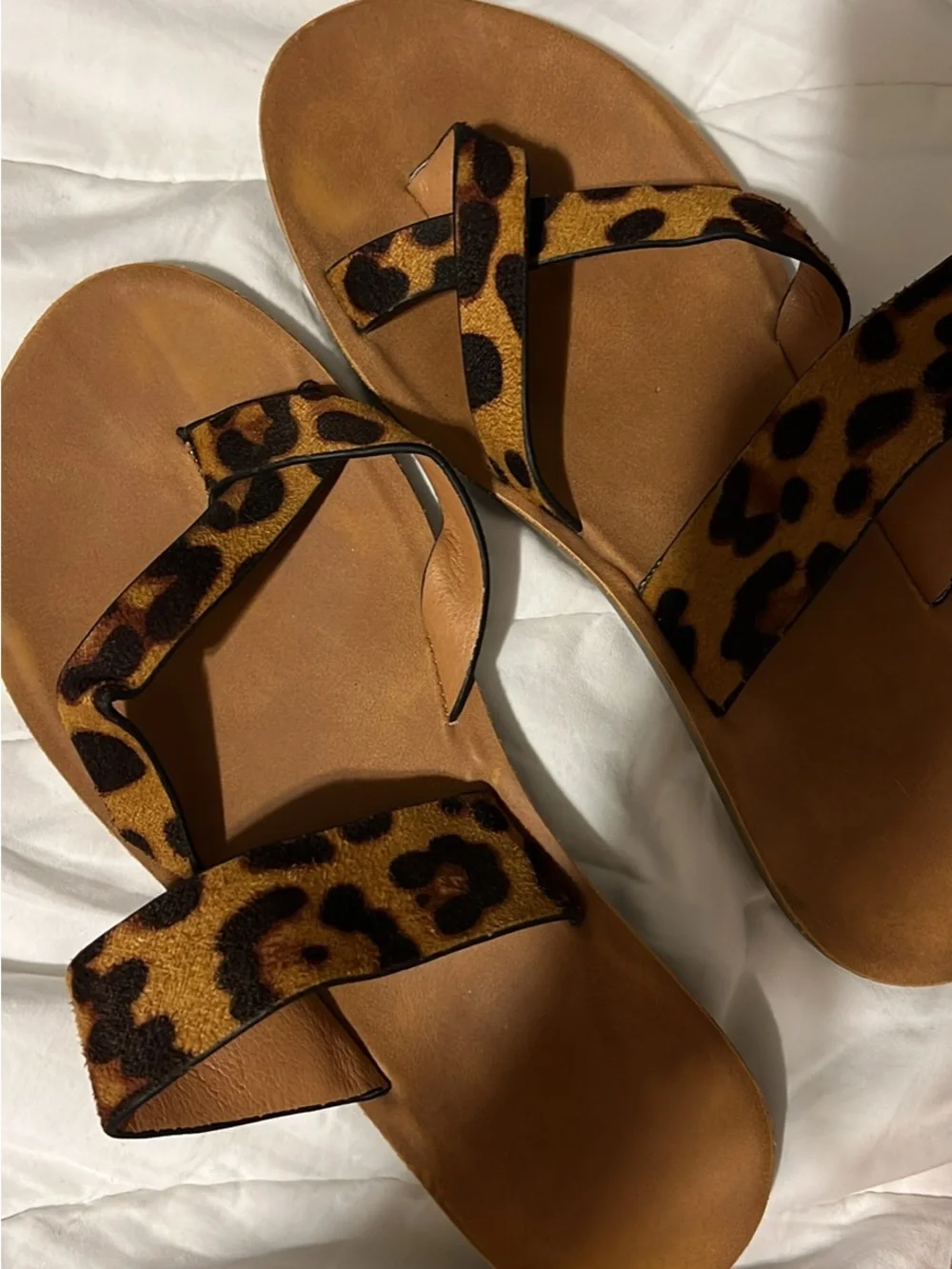 Leopard Print Sandals